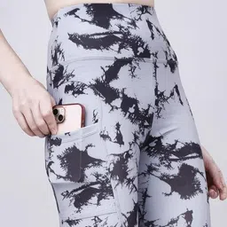 kashikay creation Women's High Rise Full Stretchable Ankle Length Digital Printed Slim Fit Yoga Workout Gym Tights with Pockets | Yoga Pants | Leggings for Women image 5