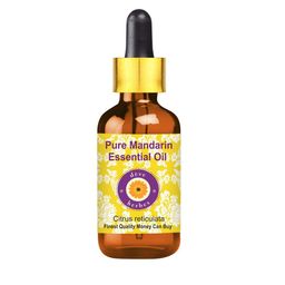 Deve Herbes Pure Mandarin Steam Distilled Essential Oil with Glass Dropper - 50 ml-picture-46