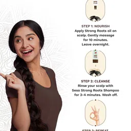 Sesa Ayurvedic Strong Roots Hair Oil with Banyan Tree Extract - 100ml image 5