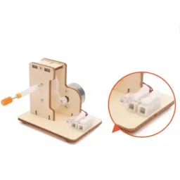 DIY Wooden Hand Crank Generator Experimental Stem Toy Kit for 7+ Year Olds image 4