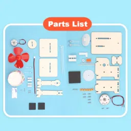 DIY Wooden Hand Crank Generator Experimental Stem Toy Kit for 7+ Year Olds image 5