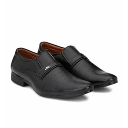 RL Rocklin Men Men Black Solid Formal Slip-On image 4