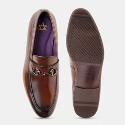 Arrow Men BOSCO Leather Formal Horsebit Loafers image 4