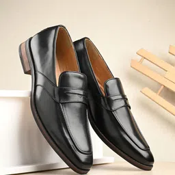 House of Pataudi Men Formal Penny Loafers-picture-19