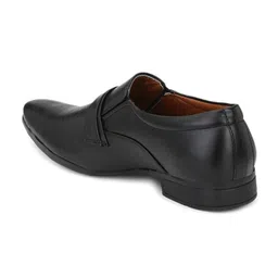 John Karsun Men Black Formal Slip-Ons image 5