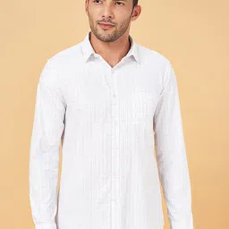 BYFORD by Pantaloons Grid Tattersall Checked Formal Shirt-picture-14