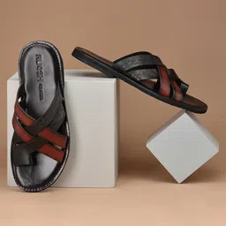 Ruosh Men Open One Toe Leather Comfort Sandals-picture-39