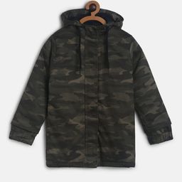TALES & STORIES Kids Camouflage Printed Lightweight Tailored Jacket-picture-8