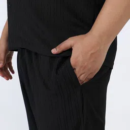 Instafab Plus Striped Shirt With Shorts image 3