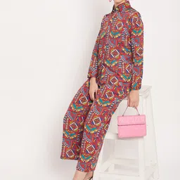NABIA Printed Long Sleeves Shirt With Trouser image 5