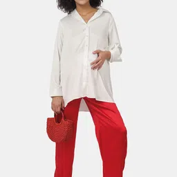 angloindu Women Maternity Shirt & Trousers Co-Ord Set-picture-33