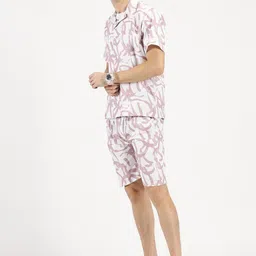 RAVINIK Printed Short Sleeves Shirt With Shorts image 2