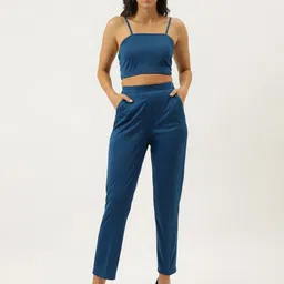 TRYMISFIT Lapel Collar Coat With Trousers Co-Ords image 2