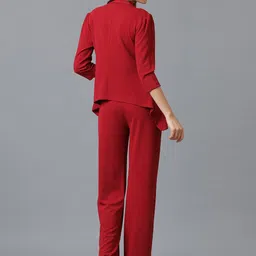 kotty bizwear Kotty Shawl Neck Coat With Trouser image 3