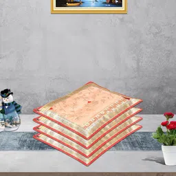 Kuber Industries Pink & Gold Toned 12 Pieces Saree Cover Organizers image 1