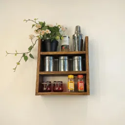 symplify Emma Wooden Kitchen Storage Rack image 4