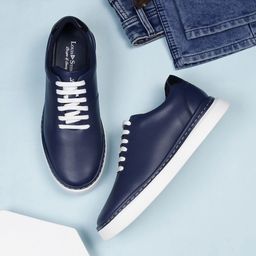 LOUIS STITCH Men's Casual Dotted Blue Sneakers-picture-13