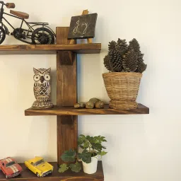 symplify Felicia Wooden Wall Shelf Organiser image 8