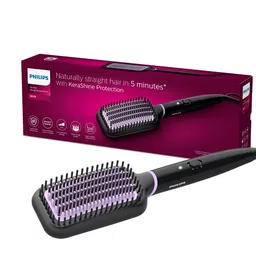 Philips BHH880/10 Heated Hair Straightener Brush with ThermoProtect Technology - Black-image-25
