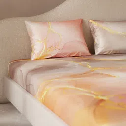 Stoa Paris Louvre Collection Dawn's Brushstroke 300 TC King Sheet Wih 2 Pillow Covers image 5