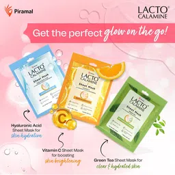 Lacto Calamine 6Pcs Green Tea Serum Sheet Mask For Skin Clarifiying & Hydrating- 25ml Each image 5