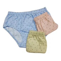 BOLD & BAE Pack Of 3 Cotton Printed Mid-Rise Hipster Briefs BBTLPP002117854841 image 3