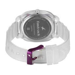 Fastrack Unisex BARE Hype Transparent Quartz Aluminium Dial Analogue Watch 3312PP05 image 4