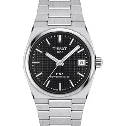 TISSOT Unisex Stainless Steel Straps Analogue Automatic Watch T1372071105100 image 1