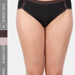 Amour Secret Women Pack Of 3 Anti-Bacterial Bikini Briefs-picture-24