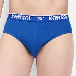 KANSAL Pack Of 3 Low_Rise Cotton Basic Briefs 1.CUT_1062_P3_BrBMst image 4