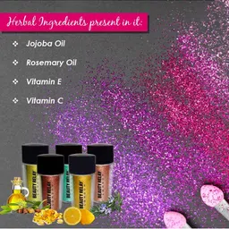 BeautyRelay London Shade Story Vivid Hue Eye Dust Sparkle Eyeshadow - Pearly White image 5