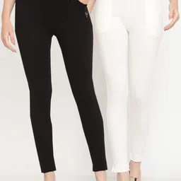 TAG 7 Women Pack of 2 Ankle-Length Leggings-picture-23