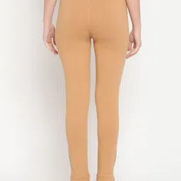 TAG 7 Women Set of 2 Beige & White Ankle Length Leggings image 3