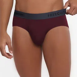 FREECULTR Men Pack Of 2 Solid 3X Anti-Microbial Air-Soft Micromodal Basic Briefs FC-XT-B-SW-PB image 3