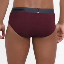 FREECULTR Men Pack Of 2 Solid 3X Anti-Microbial Air-Soft Micromodal Basic Briefs FC-XT-B-SW-PB image 5