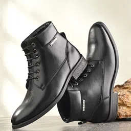 El Paso Men Mid Top Formal Regular Boots-image-82