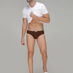 AMUL COMFY Pack Of 4 Pure Cotton Ultra- Soft Basic Briefs AC-CBRIIE-LB-S-4PC image 4