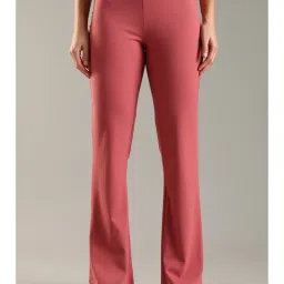 DOMIN8 Women's Lightweight Boot Cut Stretchy Track pant-Peach-picture-19