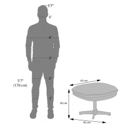 urban ladder Marson Lounger Chair with Ottoman in Indigo Blue image 12