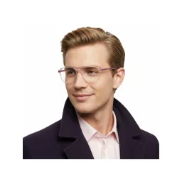 HASHTAG EYEWEAR Unisex Blulite Clear Lens Square Full Rim Eyeglass-Nekcc-1160022-Pnk (52) image 2