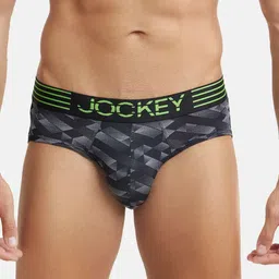 Jockey Men Printed Anti Microbial Basic Briefs MM07-0105-BLKPR-picture-30