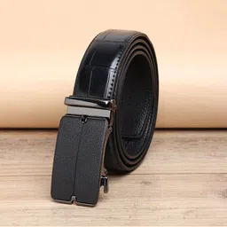 ZORO Men Black PU Belt-picture-43