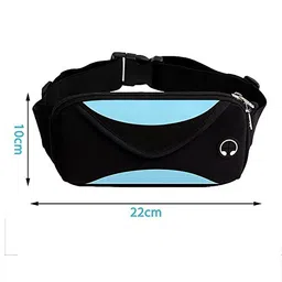 TJOM Running Belt,with Use Headphone Port, Fits Most Phones, Money Belt/Phone Holder for Running, Workout, Cycling, Travelling 1 Pack image 4