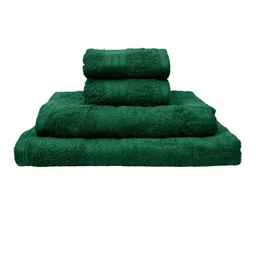 Home Fresh Green 4 Pieces 450 GSM Cotton Towel Set image 4