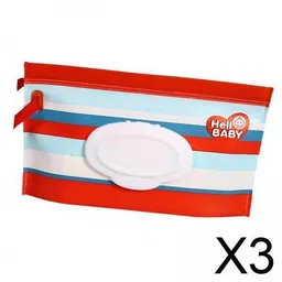 BNF®3xBaby Wipe Dispenser Cute Durable Keep Your Wipes 24x14cm Wipes Carrying Case Style D|Baby | Diapering | Diaper Bags image 2