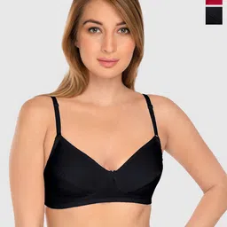 Daisy Dee Full Coverage Non-Wired Super Support Cotton T-shirt Bra- All Day Comfort image 1