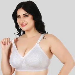FUNAHME Non Padded Full Coverage All Day Comfort Cotton T-shirt Bra image 3