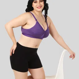 FUNAHME Non Padded Full Coverage All Day Comfort Cotton T-shirt Bra image 2