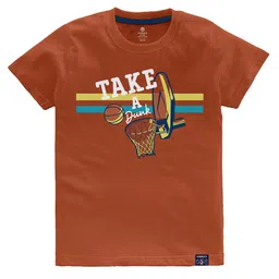 CODEZ Boys Pack Of 2 Typography Printed Round Neck Cotton T-shirt image 3