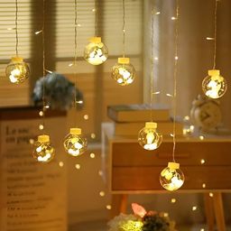 ENORMITY Yellow Ball Shaped String Lights-picture-40